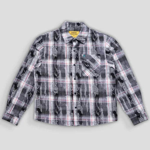 Carpet Company Tattered Flannel - Black