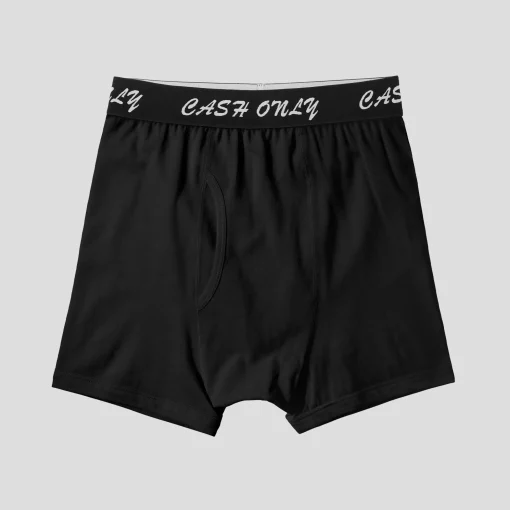 Cash Only Boxer Briefs - Black