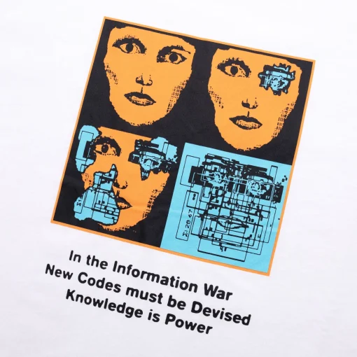 Come Sundown Information War Tee - White