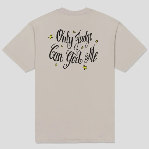 Come Sundown Only Judge Can God Me Tee - Steel