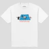 Come Sundown Split Tee - White