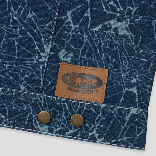 Come Sundown Toil Denim Jacket - Blue