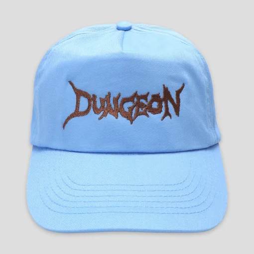 Dungeon Rip Strip Logo Cap - Skyclad - Blue / Brown