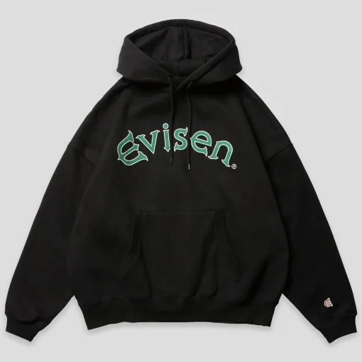 Evisen Arch Logo Hood - Black