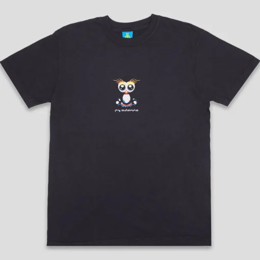 Frog Skateboards Tee Secret Penguin - Black