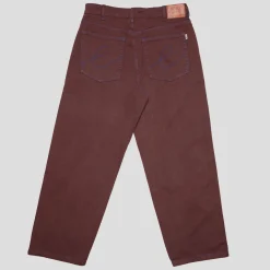 Hoddle 12 Ounce Denim Ranger Jean - Brown / Blue Stitch