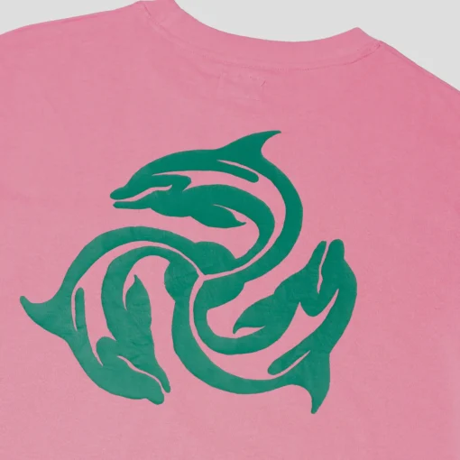 Hoddle Dolphin Tee - Pink
