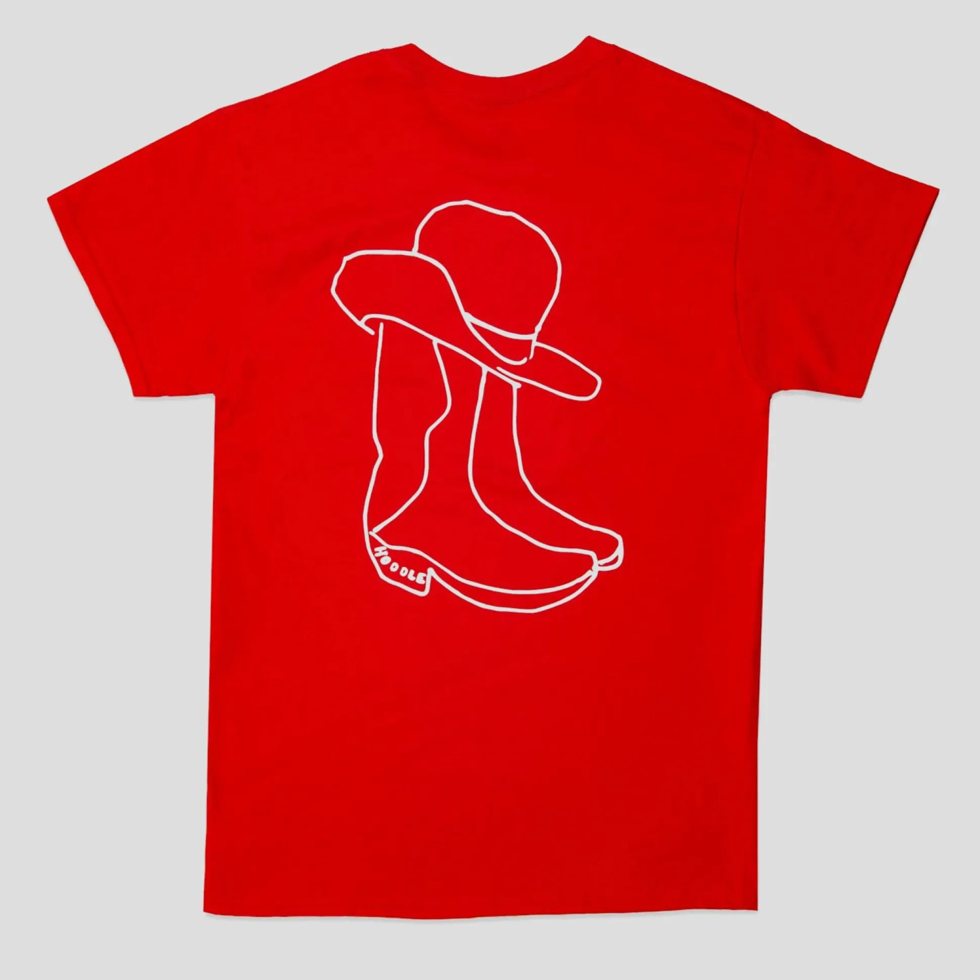 HODDLE "LONE RANGER" TEE RED