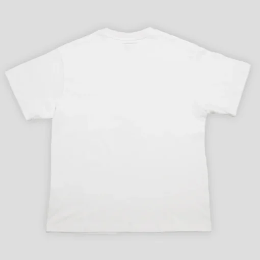 Hoddle Rose Embroidery Tee - White