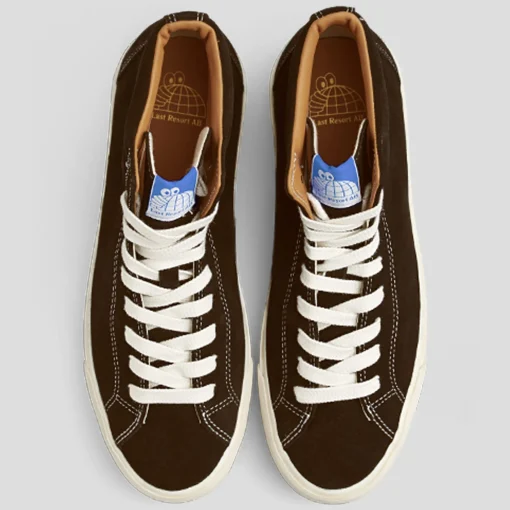 LAST RESORT AB "VM003 HIGH" SHOE BROWN/WHITE