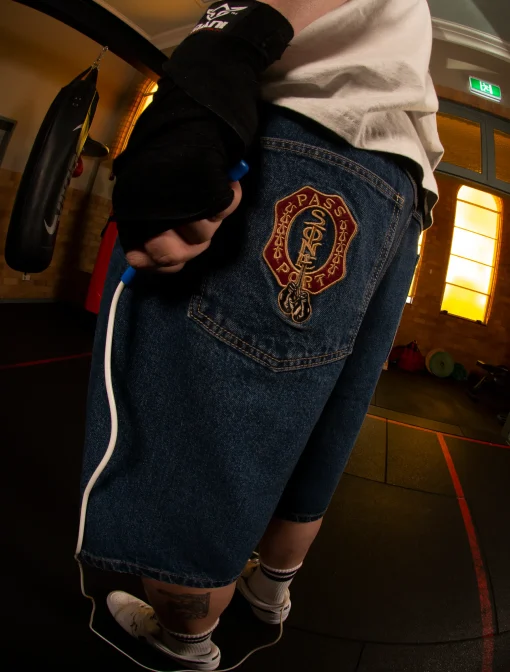 Pass~Port & Anthony "Stone" Mapstone Workers Club Jean Short - Washed