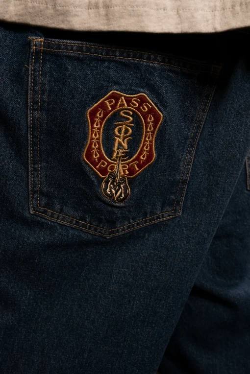 Pass~Port & Anthony "Stone" Mapstone Workers Club Jean Short - Washed