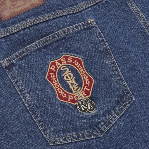 Pass~Port & Anthony "Stone" Mapstone Workers Club Jean Short - Washed