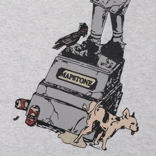 Pass~Port & Anthony "Stone" Mapstone Tee - Ash