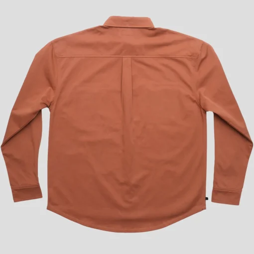 Pass~Port & El'more Vineyard Workers Long-sleeve Shirt - Rust