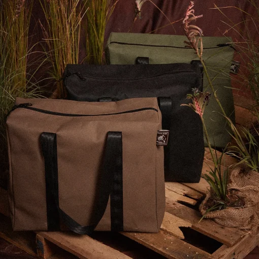 Pass~Port Australian Manufactured Travel Tote Bag - Brown