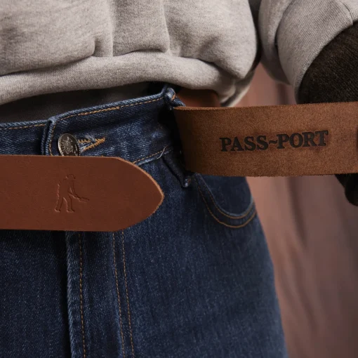Pass~Port Australian Manufactured Belt - Brown