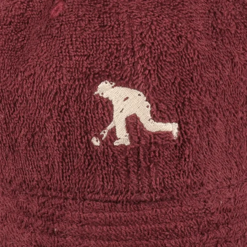 PASS~PORT "BOWLO" BUCKET HAT MAROON