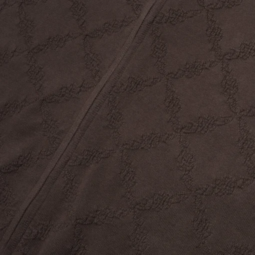 Pass~Port Brasco Zip Long Sleeve Knit - Choc