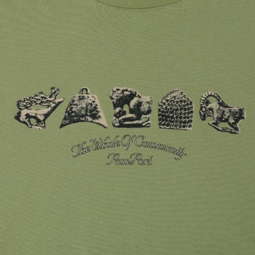 Pass~Port Bronzed Age Tee - Pistachio
