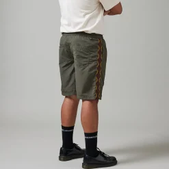 Pass~Port Coiled RPET Casual Short - Olive Green