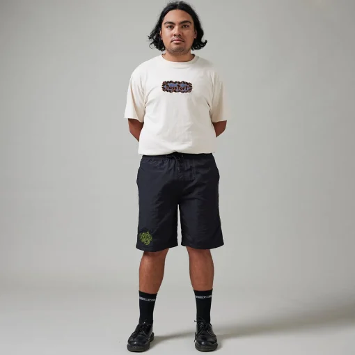 Pass~Port Coiled RPET Casual Short - Black
