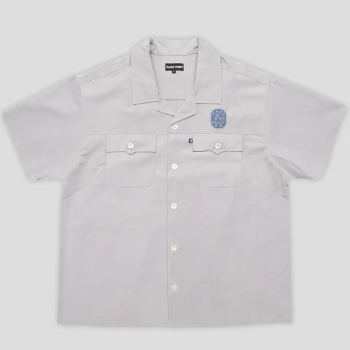 Pass~Port Cowpoke Casual Shirt - Silver