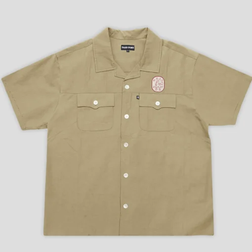 Pass~Port Cowpoke Casual Shirt - Khaki