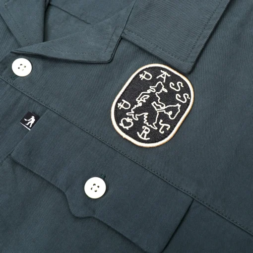 Pass~Port Cowpoke Casual Shirt - Dark Teal