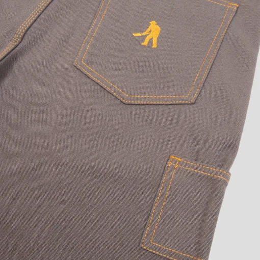 PASS~PORT "DIGGERS CLUB" SHORTS ASH - CONTRAST STITCH