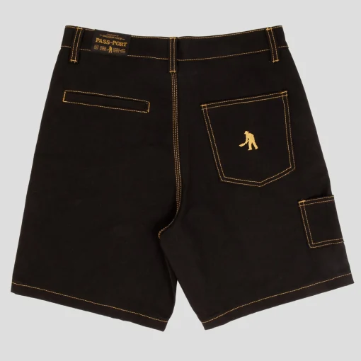 PASS~PORT "DIGGERS CLUB" SHORTS TAR - CONTRAST STITCH