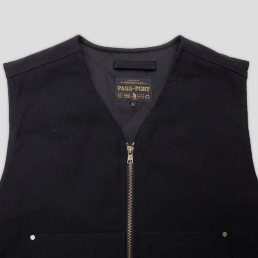 Pass~Port Diggers Club Vest - Black