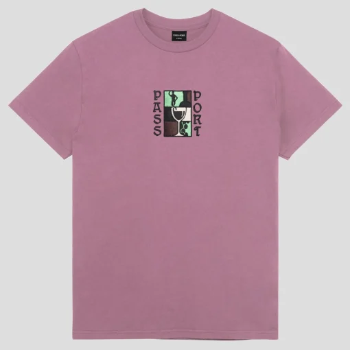 Pass~Port Dine Em' Tee - Washed Berry