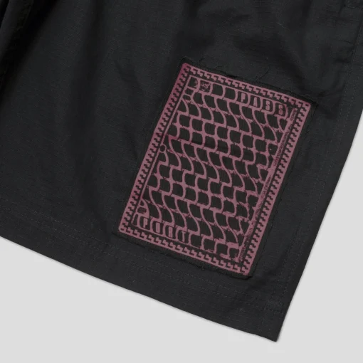 Pass~Port Drain Ripstop Casual Short - Black
