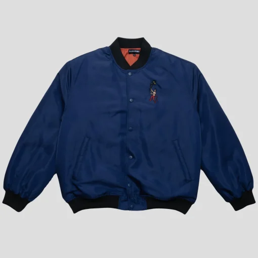 Pass~Port Gardening Satin Jacket - Navy