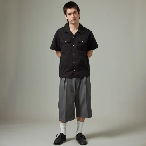 Pass~Port Herringbone Leagues Club Short - Grey