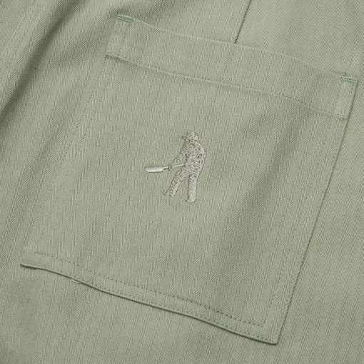 Pass~Port Herringbone Leagues Club Short - Sage