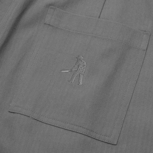 Pass~Port Herringbone Leagues Club Short - Grey