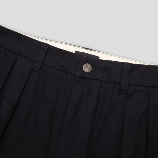 Pass~Port Herringbone Leagues Club Pant - Black