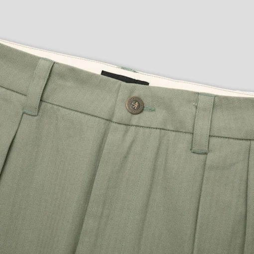 Pass~Port Herringbone Leagues Club Short - Sage