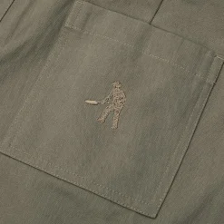 Pass~Port Herringbone Leagues Club Short - Olive