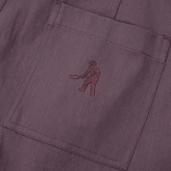 Pass~Port Herringbone Leagues Club Short - Dark Plum