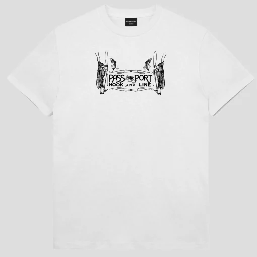Pass~Port Hook & Line Tee - White