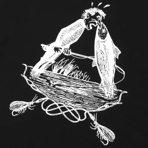 Pass~Port Hook & Line Tee - Black
