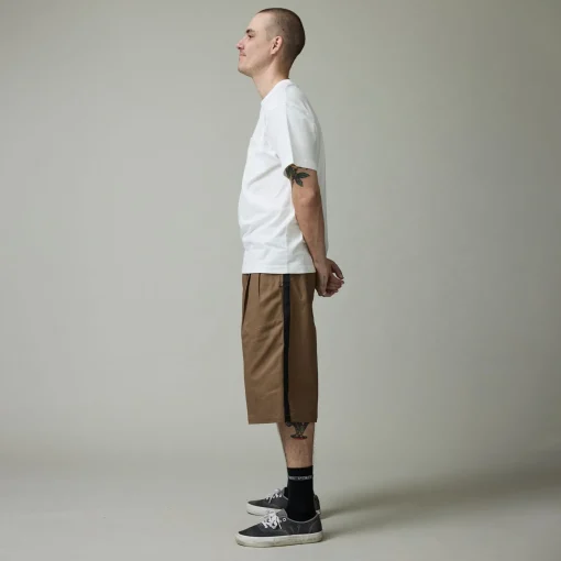 Pass~Port Leagues Club Striped Short - Taupe / Black