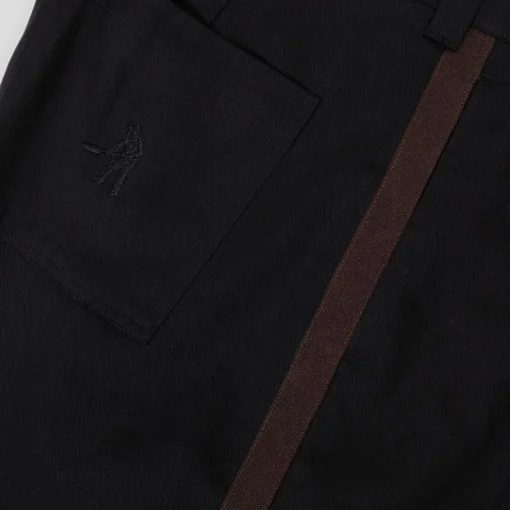 Pass~Port Leagues Club Striped Short - Black / Brown