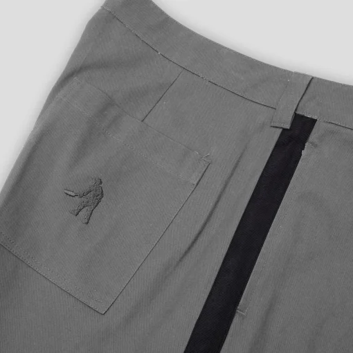 Pass~Port Leagues Club Striped Short - Grey / Black