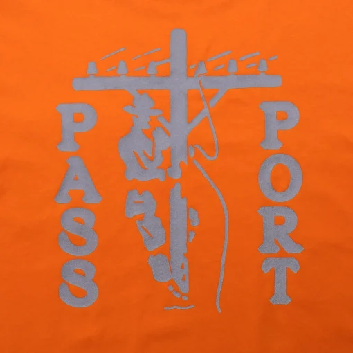 Pass~Port Line~Worx Pocket Tee - Safety Orange