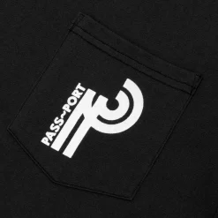 Pass~Port Long Con Pocket Tee - Black