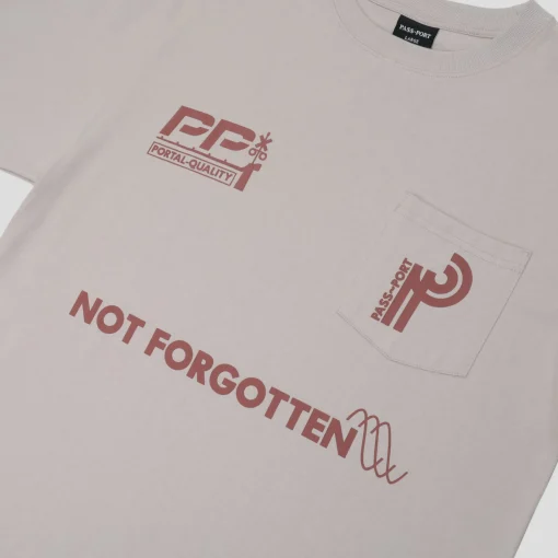 Pass~Port Long Con Pocket Tee - Stone